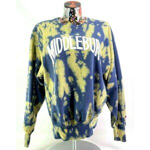 Champion Reverse Weave Middlebury Tie Dye Sweatshirt Mens XL One of a Kind